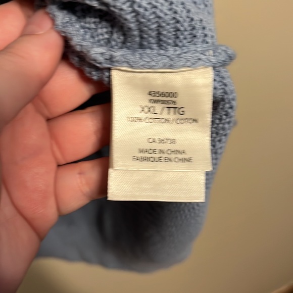 NWT XXL cowl neck cotton sweater - Picture 6 of 7